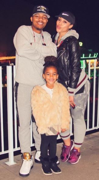 Joie Chavis with Bow Wow and daughter Shai.